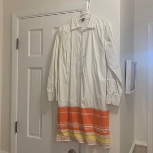 Ann Taylor Cotton Shirt Dress size M
